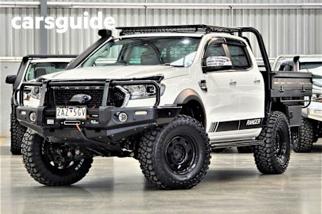 White 2021 Ford Ranger Double Cab Chassis XLT 3.2 (4X4)