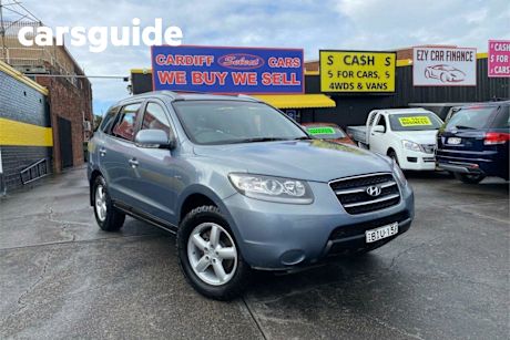 Blue 2009 Hyundai Santa FE Wagon SX Crdi (4X4)