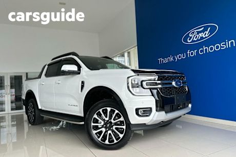 White 2025 Ford Ranger Double Cab Pick Up Platinum 3.0 (4X4)