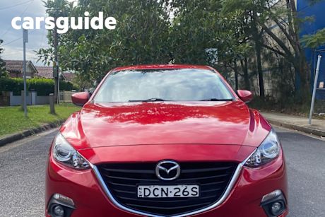 Red 2015 Mazda 3 Hatchback Maxx