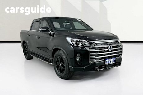 Black 2023 Ssangyong Musso Crew Cab Pickup Ultimate LUX