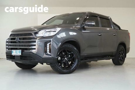 Grey 2023 Ssangyong Musso Crew Cab Pickup Ultimate LUX