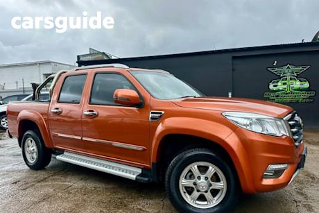 Orange 2019 Great Wall Steed Dual Cab Utility (4X2)