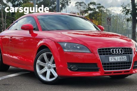Red 2008 Audi TT Coupe 8J Coupe 2dr S tronic 6sp 2.0T [MY09]
