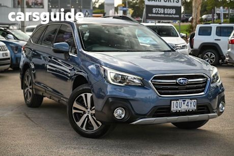 Blue 2020 Subaru Outback Wagon 2.5I AWD