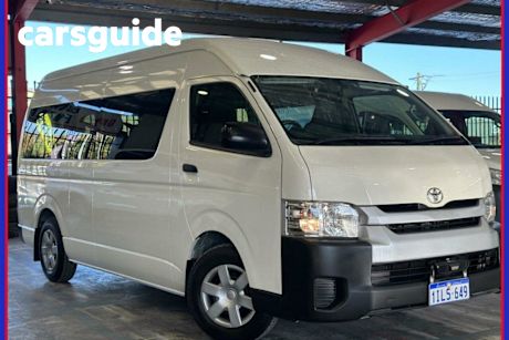 White 2018 Toyota Hiace Bus Commuter (12 Seats)