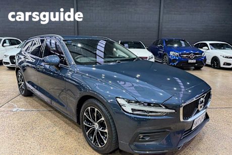 Blue 2020 Volvo V60 Wagon T5 Momentum