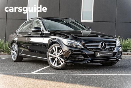 Black 2015 Mercedes-Benz C200 Sedan