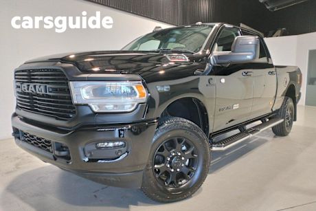 Black 2024 Ram 2500 Ute Tray Yellowstone Edition Crew Cab