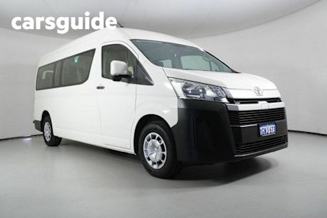White 2019 Toyota Hiace Bus Commuter (12 Seats)