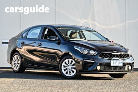 Blue 2021 Kia Cerato Sedan S