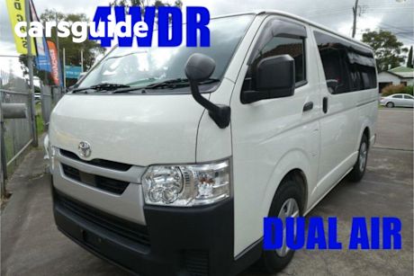White 2019 Toyota Hiace Van DX