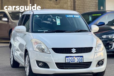 White 2011 Suzuki Swift Hatchback GLX