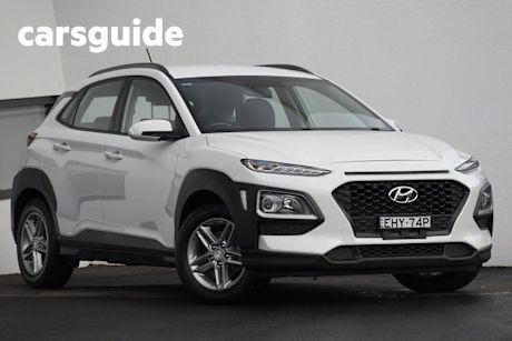 White 2018 Hyundai Kona Wagon Active