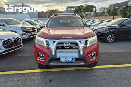 Red 2015 Nissan Navara Dual Cab Utility ST-X