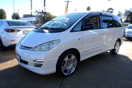 White 2003 Toyota Estima Wagon Aeras