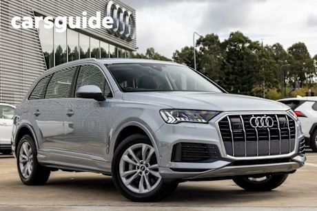 Silver 2022 Audi Q7 Wagon 45 TDI Quattro Mhev