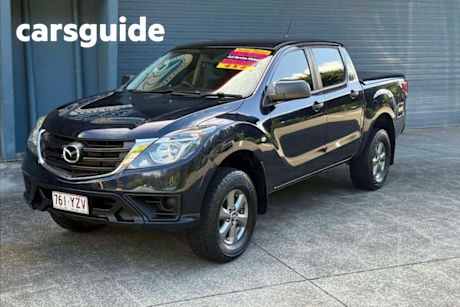 Blue 2019 Mazda BT-50 Dual Cab Utility XT (4X4) (5YR)