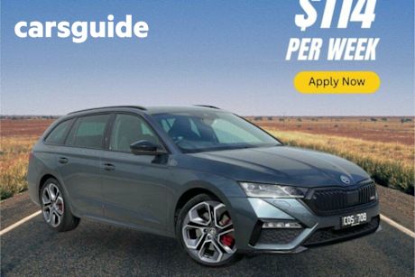 Grey 2021 Skoda Octavia Wagon RS
