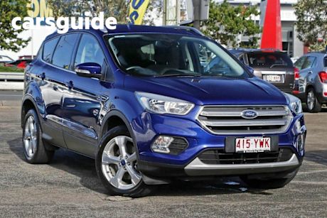 Blue 2018 Ford Escape Wagon Trend (awd)