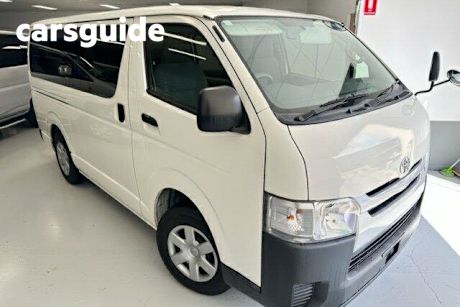 White 2017 Toyota Hiace Commercial DX