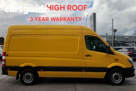 Yellow 2018 Mercedes-Benz Sprinter Commercial 313 CDI MWB HIGH ROOF