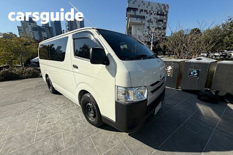 White 2018 Toyota Hiace Commercial DX