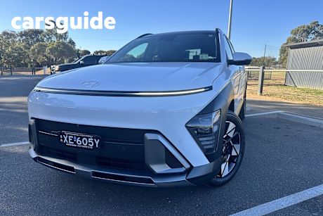 White 2025 Hyundai Kona Wagon Hybrid Premium Sunroof