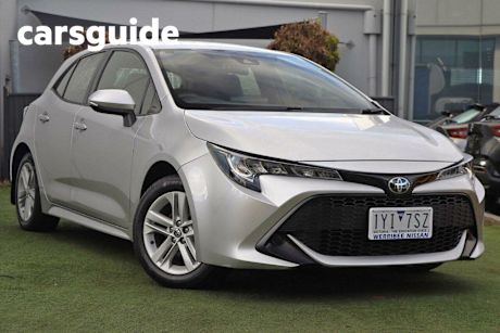 Silver 2019 Toyota Corolla Hatchback Ascent Sport