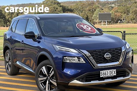 Blue 2024 Nissan X-Trail Wagon TI-L (4WD)
