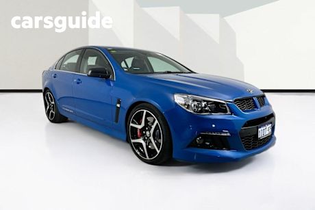 Blue 2014 HSV Clubsport Sedan R8