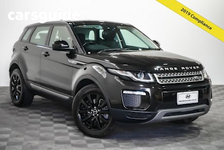 Black 2018 Land Rover Range Rover Evoque Wagon SE