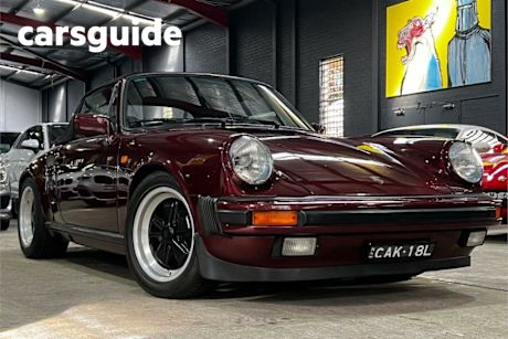 Red 1984 Porsche 911 Coupe Carrera