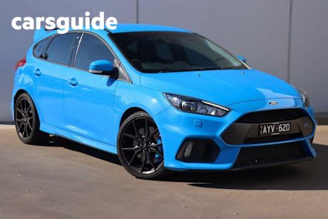 Blue 2017 Ford Focus Hatchback RS