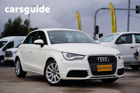 White 2014 Audi A1 Hatchback Sportback 1.4 Tfsi Attraction