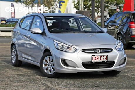 Silver 2016 Hyundai Accent Hatchback Active