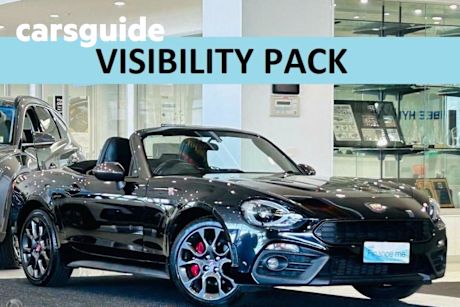Black 2017 Abarth 124 Roadster Spider