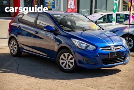 Blue 2016 Hyundai Accent Hatchback Active