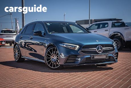 Blue 2020 Mercedes-Benz A35 Hatchback 4Matic