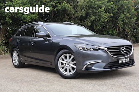 Grey 2015 Mazda 6 Wagon Touring