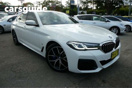 White 2022 BMW 530D Sedan M Sport LCI