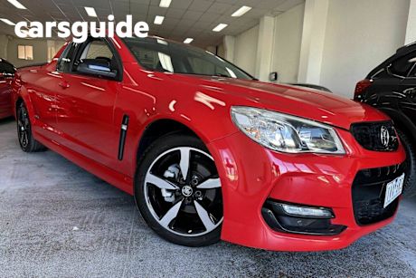 Red 2016 Holden UTE Utility SV6 Black Edition