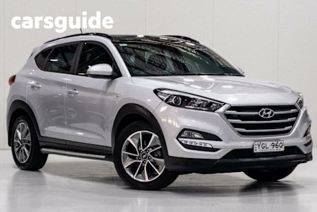 Silver 2018 Hyundai Tucson Wagon Active X (fwd)