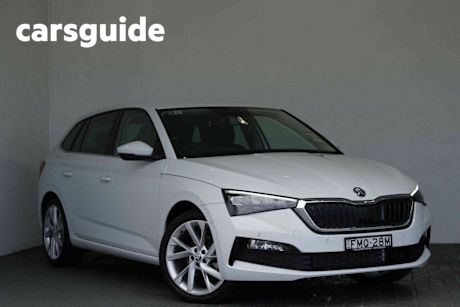 White 2024 Skoda Scala Hatchback Signature 110TSI
