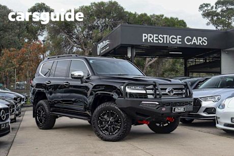 Black 2022 Toyota Landcruiser Wagon LC300 Sahara (4X4)