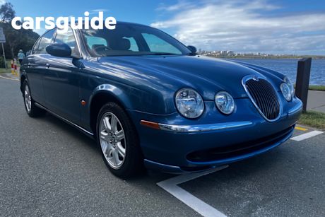 Blue 2003 Jaguar S Type Sedan V6 SE
