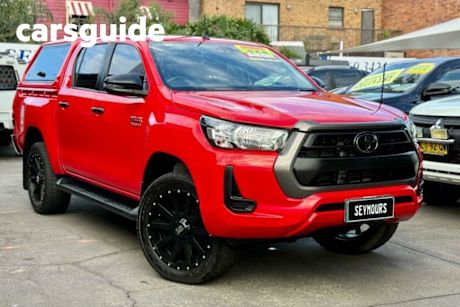 White 2021 Toyota Hilux Ute Tray SR
