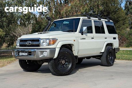 White 2021 Toyota Landcruiser 70 Series Wagon GXL