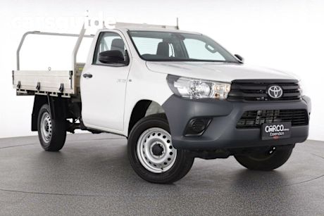 White 2021 Toyota Hilux Cab Chassis Workmate (4X2)