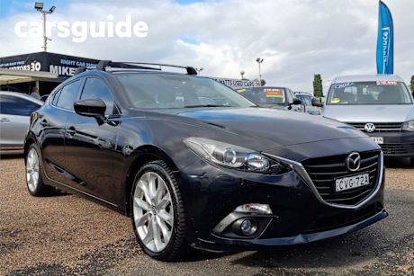 Black 2014 Mazda 3 Hatchback SP25